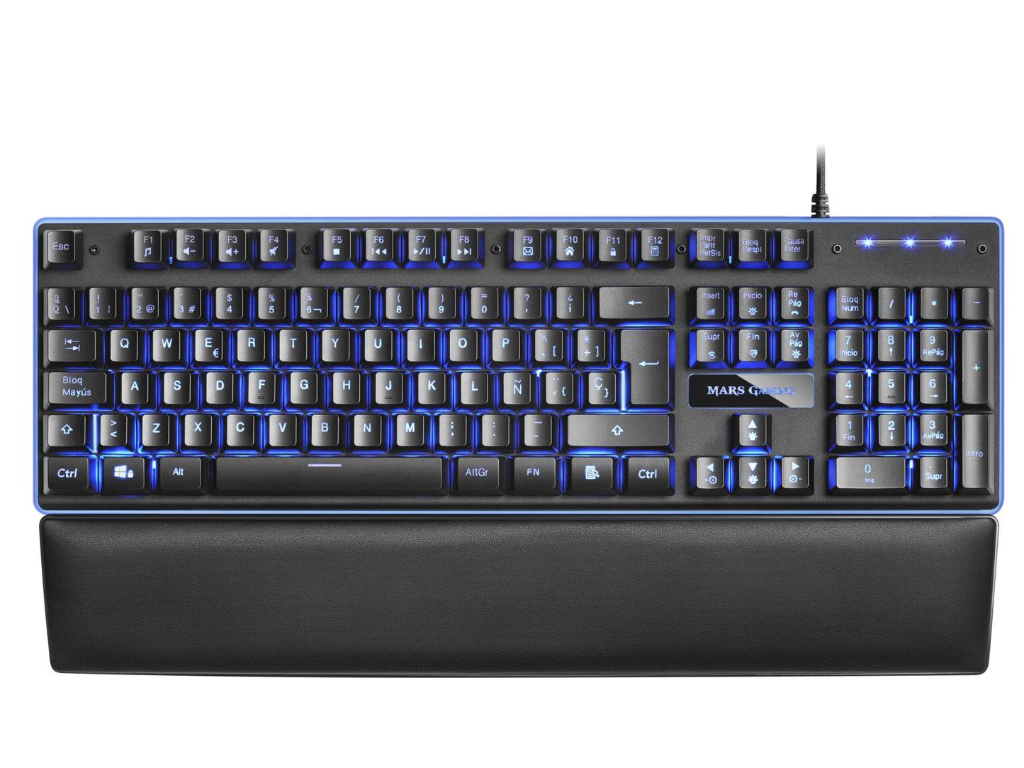 Teclado Mars Gaming Hibrido MK320 PT RGB