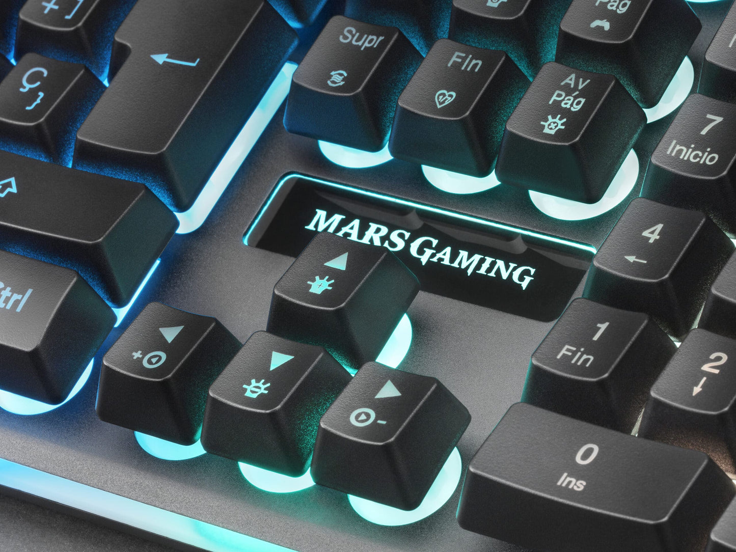 Teclado Mars Gaming Hibrido MK320 PT RGB