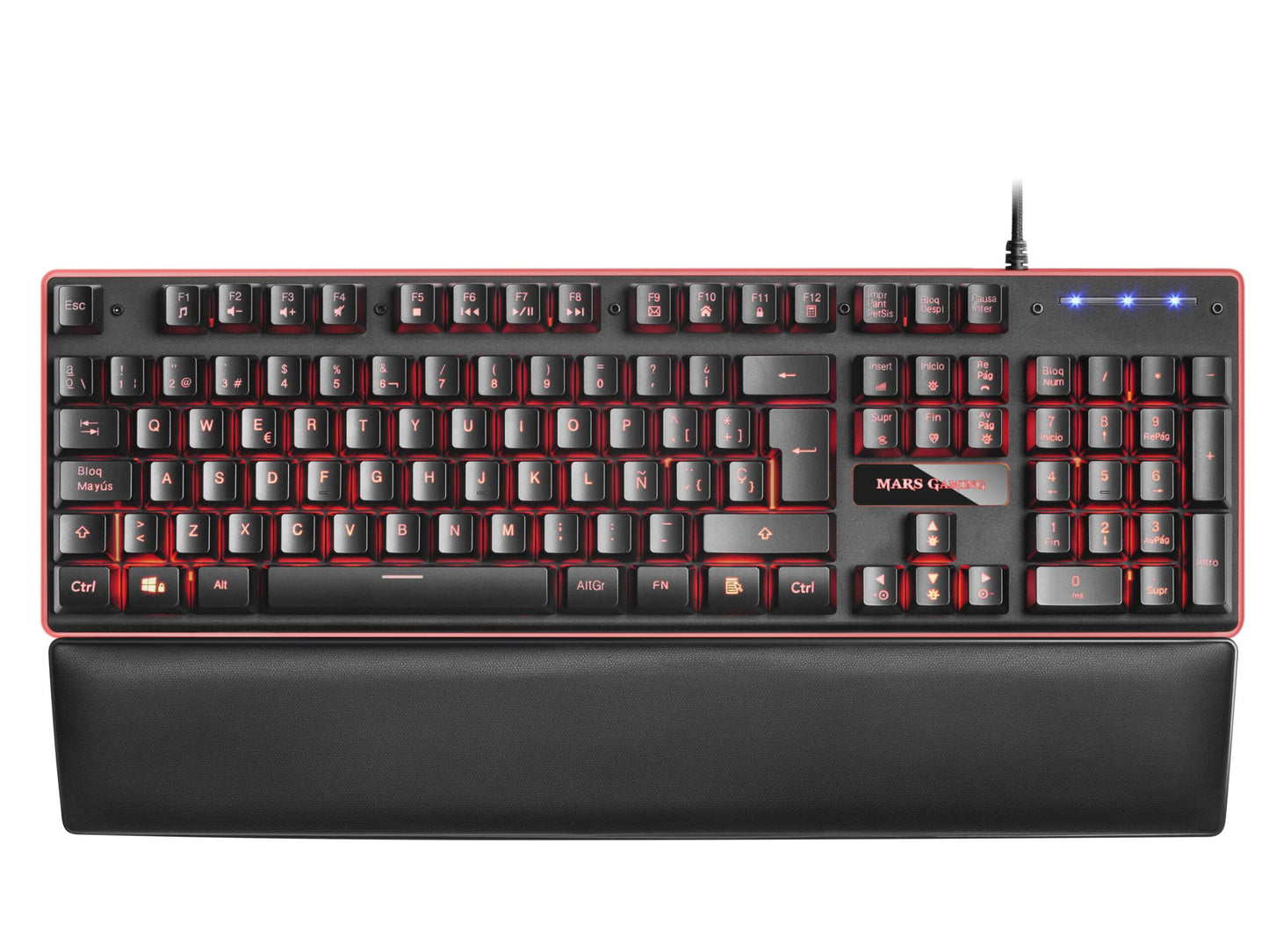 Teclado Mars Gaming Hibrido MK320 PT RGB