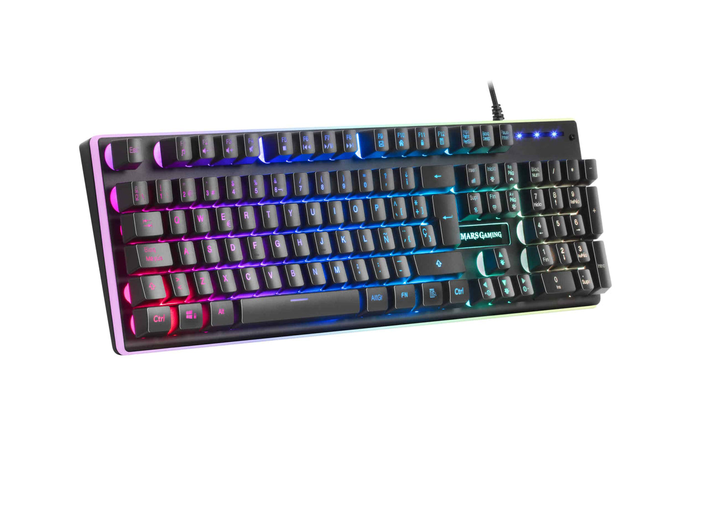 Teclado Mars Gaming Hibrido MK320 PT RGB