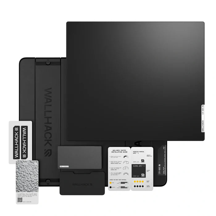 Wallhack CR-005 (Black) – Mousepad Gaming em Vidro Temperado | Controlo Máximo e Precisão Profissional