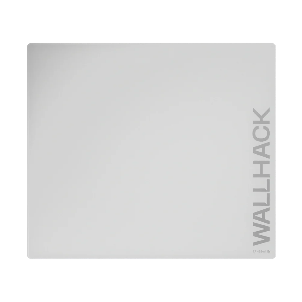 Wallhack SP-004A – Mousepad Gaming em Vidro Temperado Preto | Velocidade Ultra-Rápida e Precisão Máxima