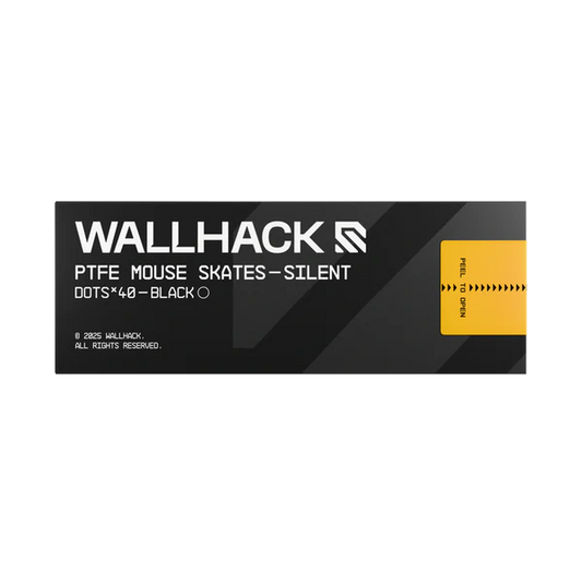Wallhack Dot Silent Skates| UHMW-PE | PTFE | Skates Silenciosos e de Alto Desempenho para Rato Gaming