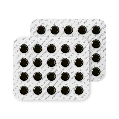 Wallhack Dot Silent Skates| UHMW-PE | PTFE | Skates Silenciosos e de Alto Desempenho para Rato Gaming