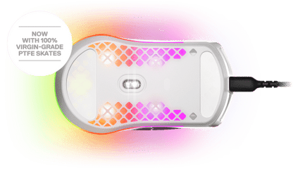 Rato Gaming Steelseries Aerox 3 RGB 8500 DPI Branco