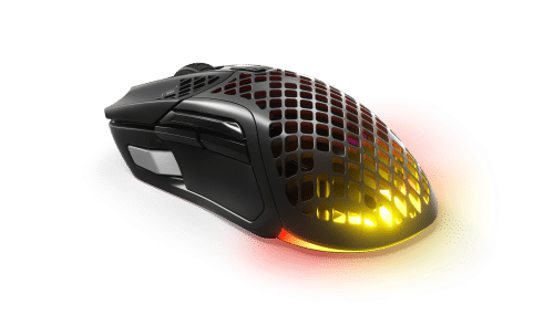 Rato Gaming Steelseries Aerox 5 RF Wireless/Bluetooth/USB Type-A 18000DPI Preto