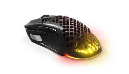 Rato Gaming Steelseries Aerox 5 RF Wireless/Bluetooth/USB Type-A 18000DPI Preto