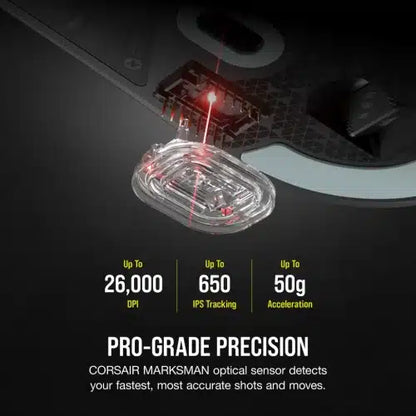 Rato Corsair M75 Bluetooth 26000 Dpi Preto