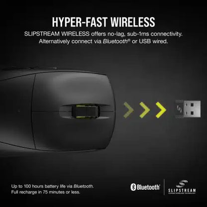 Rato Corsair M75 Bluetooth 26000 Dpi Preto