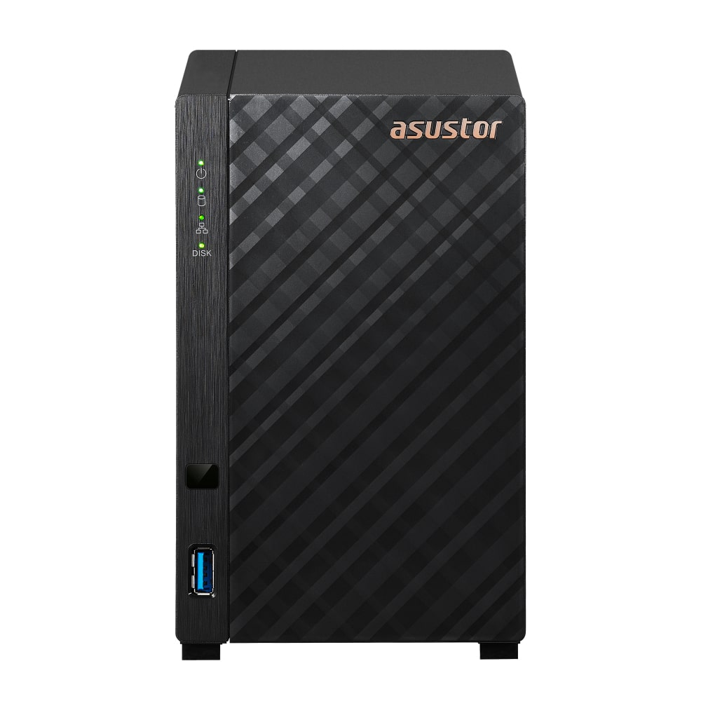 NAS Asustor AS1102TL 2 Baías Realtek RTD1296 Quad-Core  1.4GHz  1Gb  2.5GbE x1  USB3.2 Gen1 x2
