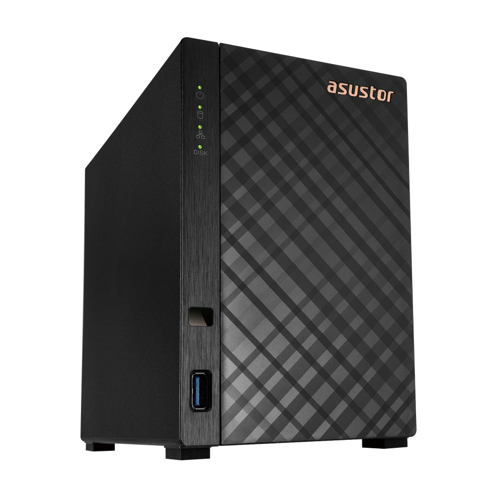 NAS Asustor AS1102TL 2 Baías Realtek RTD1296 Quad-Core  1.4GHz  1Gb  2.5GbE x1  USB3.2 Gen1 x2