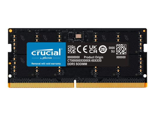 Memoria So-Dimm Crucial - DDR5  32 GB -262-pinos - 5600 MHz / PC5-44800 - CL46 - 1.1 V - sem ECC