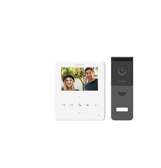 Videofone com fio de 4,3" com ecrã tátil (4 fios)