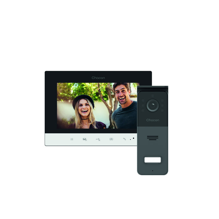 Videofone com fio com ecrã LCD de 7"