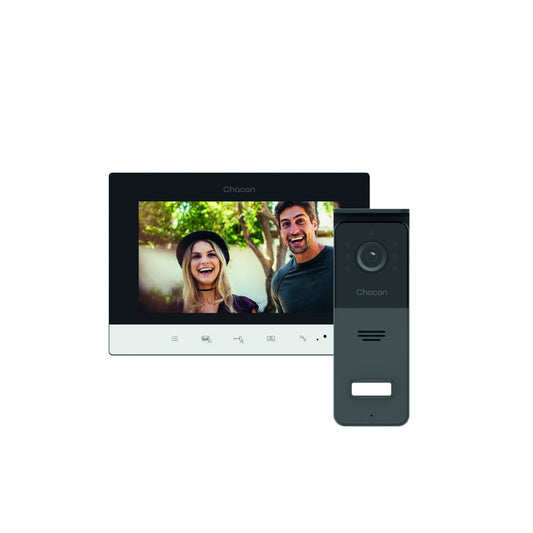 Videofone com fio com ecrã LCD de 7"