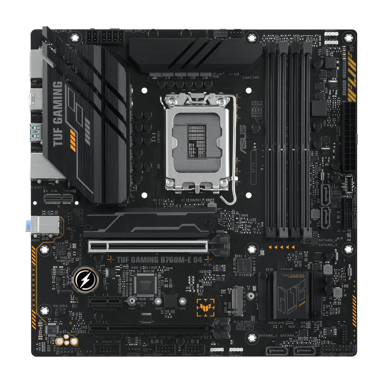 Motherboard Asus TUF Gaming B760M-E mATX D4 Socket 1700