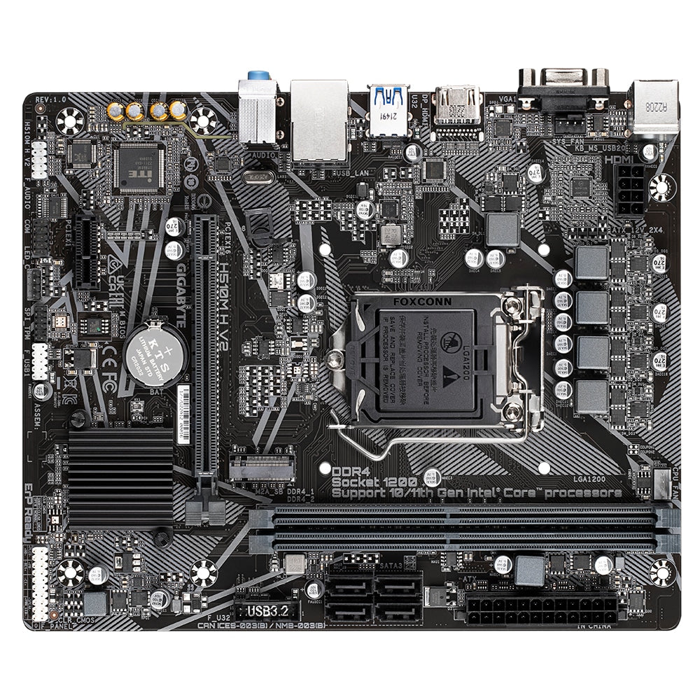 Motherboard Gigabyte H510M H V2 mATX Socket 1200