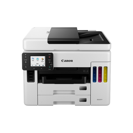 Impressora Multifunções Canon MAXIFY GX7050 MegaTank WiFi Fax Duplex Branco