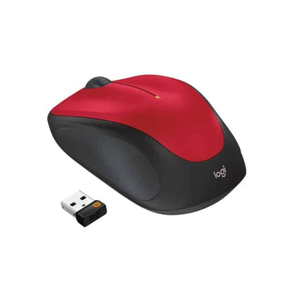 RATO LOGITECH  SEM FIOS  M235 VERMELHO
