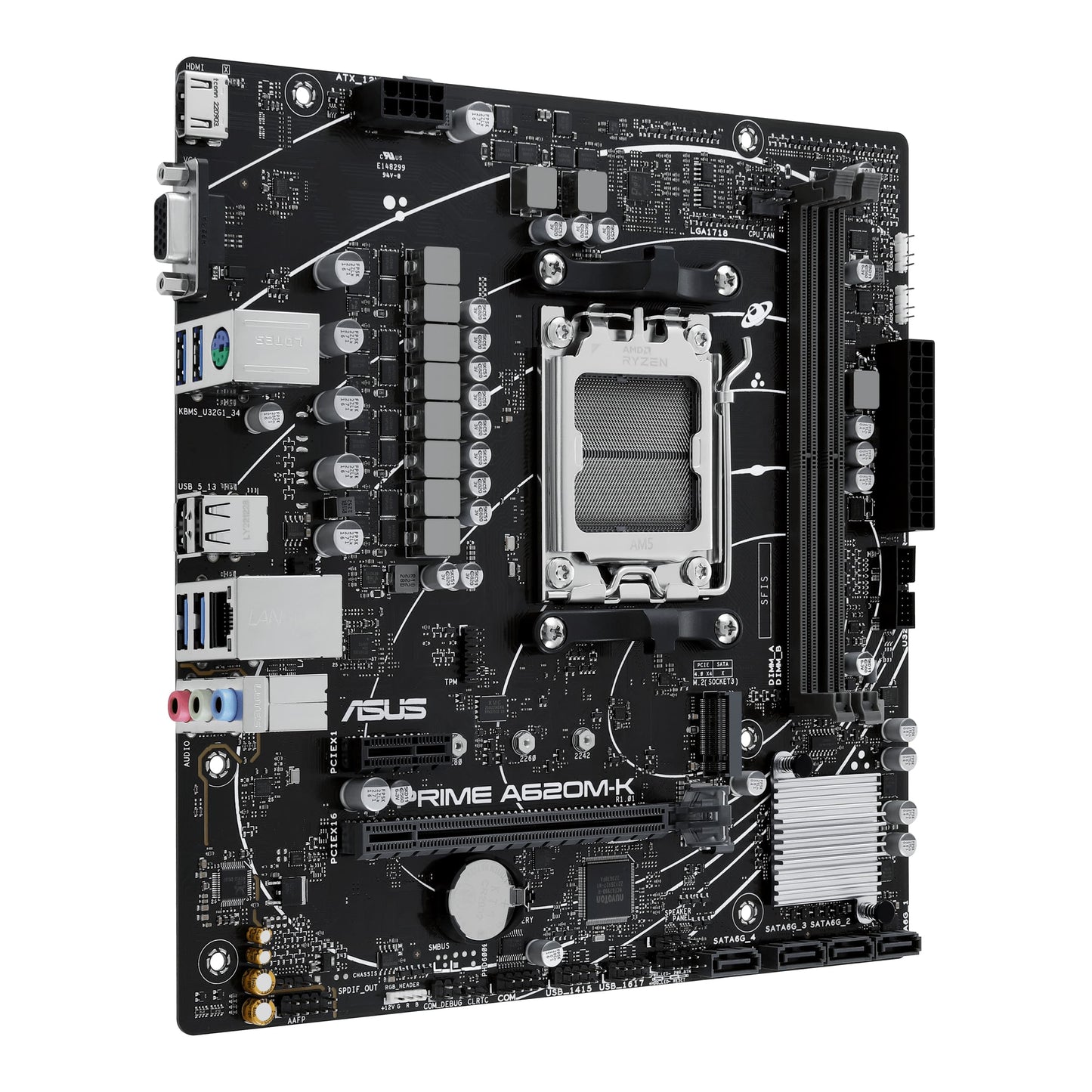 Motherboard Asus Prime A620M-K Socket AM5 DDR5