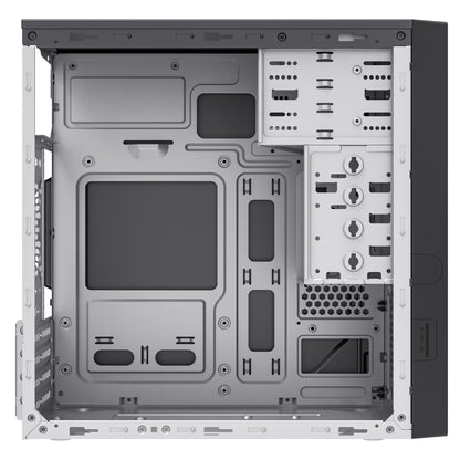 Caixa Micro ATX Unykach Aero C12 V1  com Leitor Cartões SD e Audio Preta