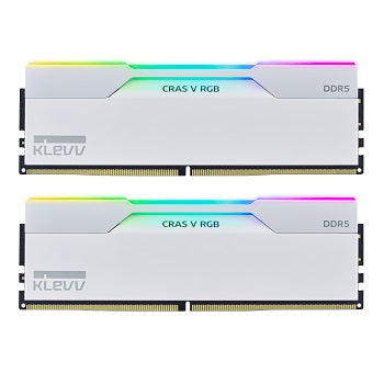 Memoria - 32GB DDR5 6000 MEMORIA RAM (2X16GB) CL28 KLEVV CRAS V WH RGB
