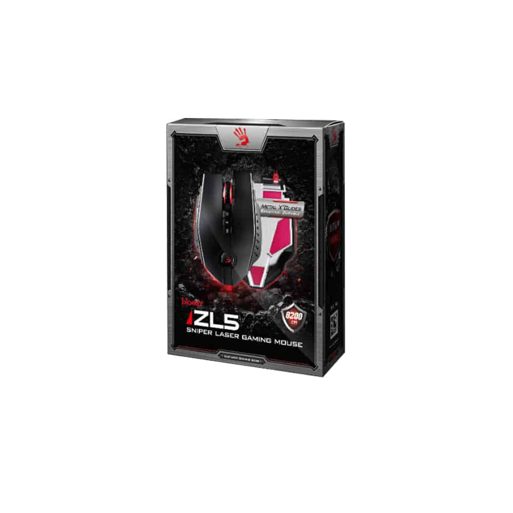 RATO GAMING – BLOODY – LASER – METAL FEET  ATÉ 8200DPI