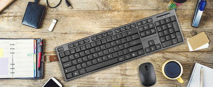 Teclado MKPlus Wireless + Rato Profissional - TG5300WR