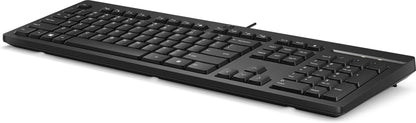 Teclado HP 125 com Fios 1.8Mt Preto