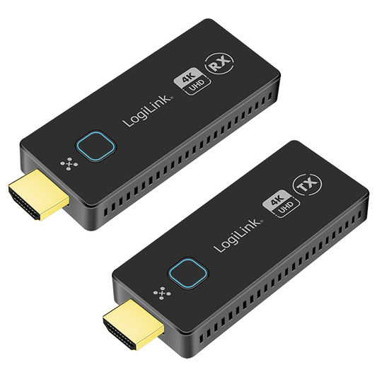 Logilink HDW0102 - Extensor de vídeo (TX+RX) Wireless de HDMI para HDMI 4K - até 30m