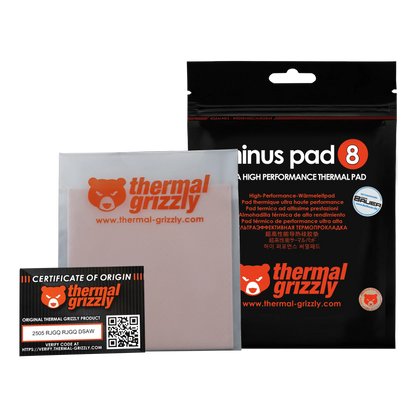 Thermal Pad Thermal Grizzly Minus Pad 8 100 x 100 x 2.0 mm
