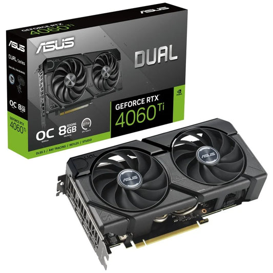 Placa Gráfica Asus GeForce RTX 4060 TI Dual Evo OC Edition 8GB GDDR6 DLSS3 NVIDIA