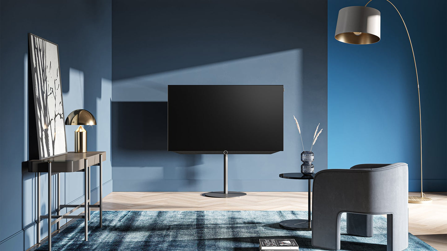 Tv Loewe bild v.65 Dr+ 65″ 4K Ultra Hd Oled Stereo Soundbar Cinza Basalto