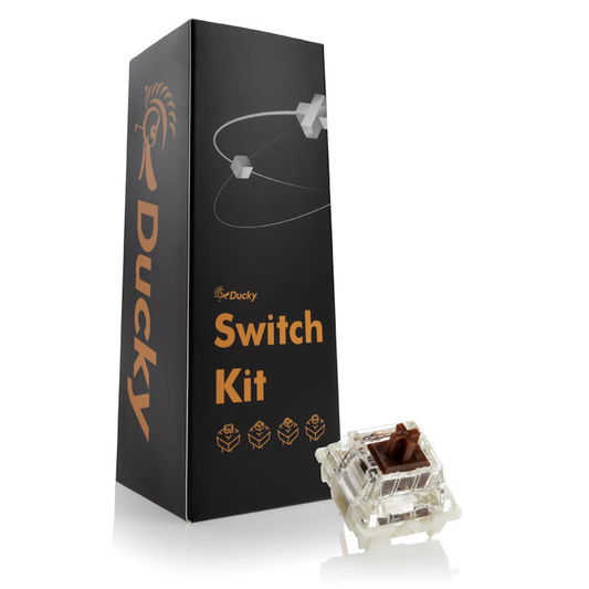 TECLADO- Pack 110 Switches Ducky Gateron G Pro Brown RGB Mecânicos