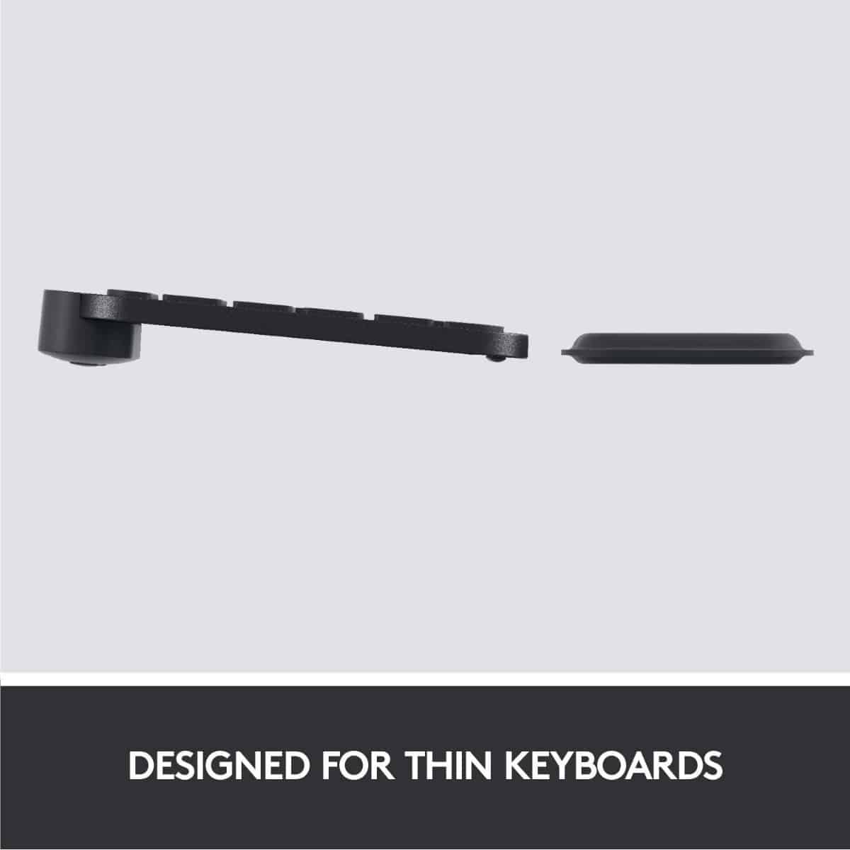TAPETE Apoio Pulso Logitech Mx para Teclado Preto