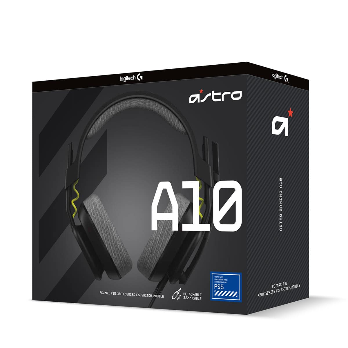 Auscultadores Gaming Logitech Astro A10 Preto