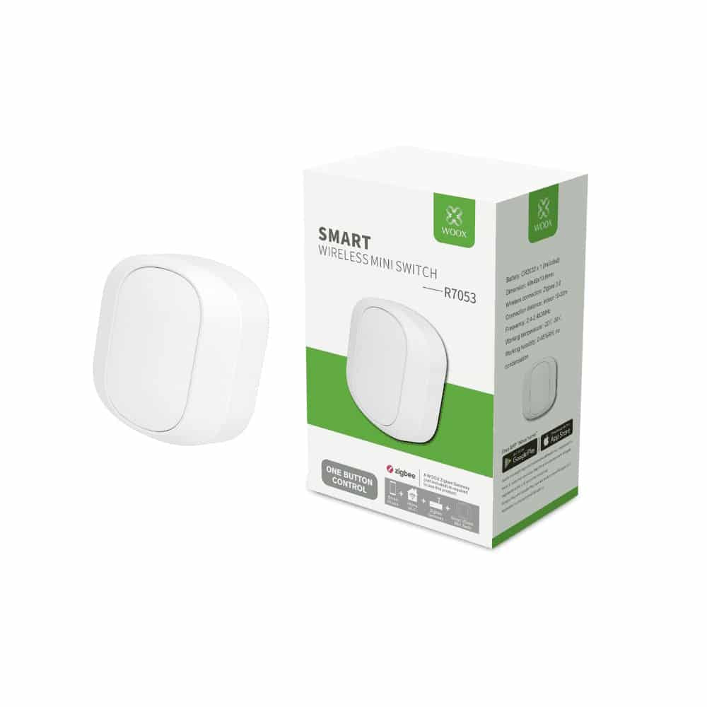 Botão Mini Inteligente de Parede Woox R7053  Zigbee