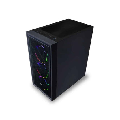 Caixa Gaming ABYSM Danube Kamp Com Vidro Temperado 1x Usb 3.0 2x Usb 2.0 – Preto