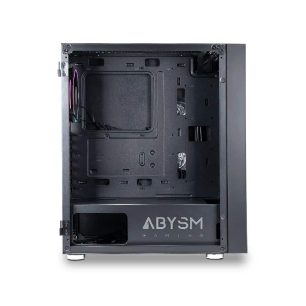 Caixa Gaming ABYSM Danube Kamp Com Vidro Temperado 1x Usb 3.0 2x Usb 2.0 – Preto