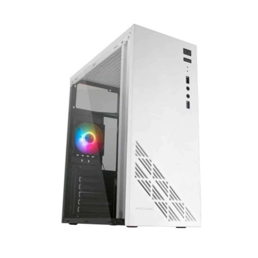 Caixa Gaming ATX  Mars Gaming MC100  Branca