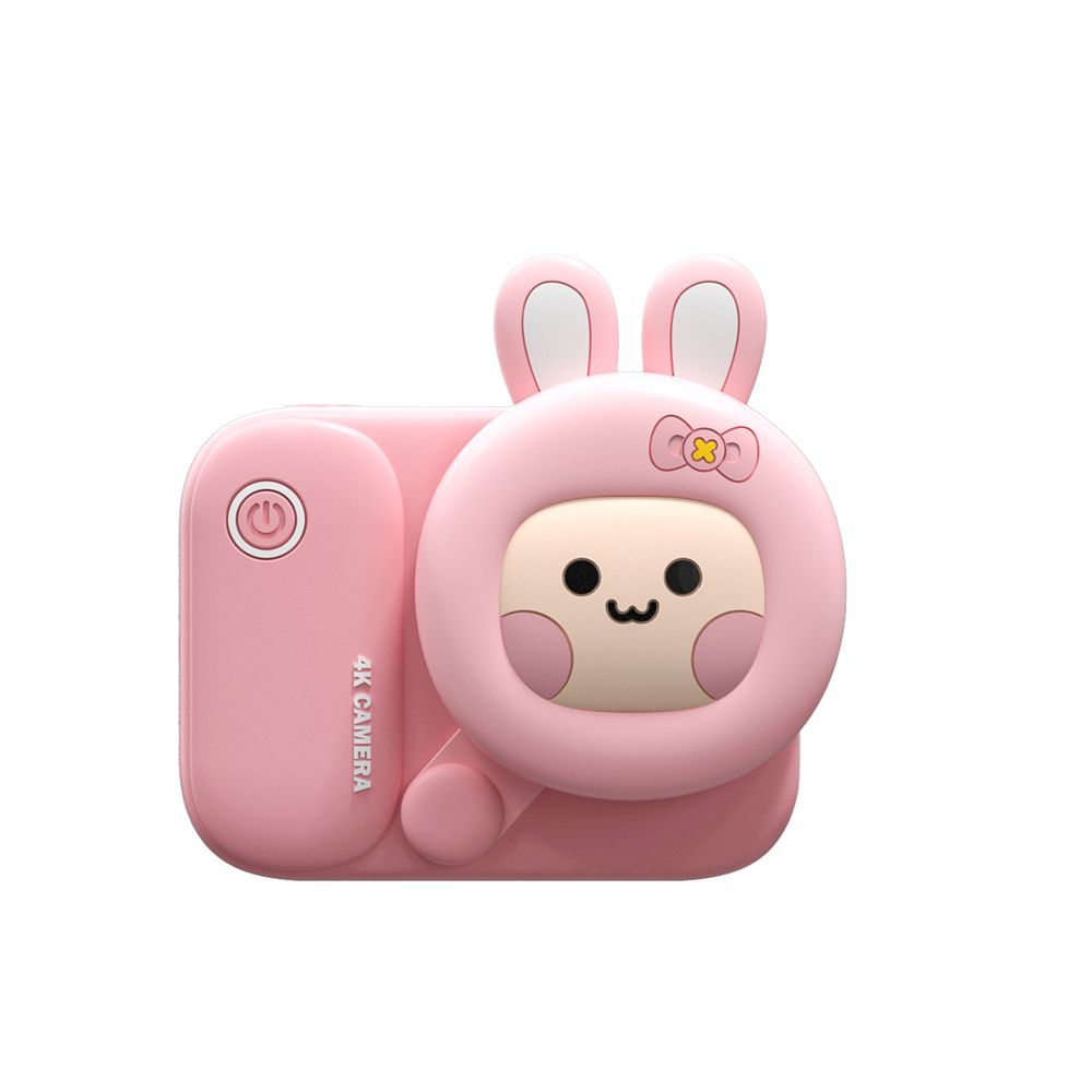 Câmera infantil Picocici 4K com bateria Micro-SD Vermelho/ Rosa k23