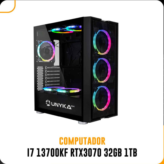 PC Computador LimiPC Game on Intel i7 13700KF RTX3070 32GB 1TB
