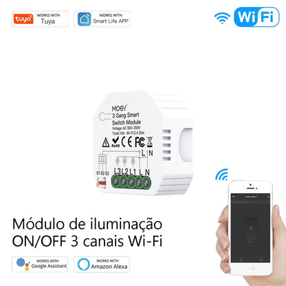 Módulo 3 canais Wi-Fi + Bluetooth DO4