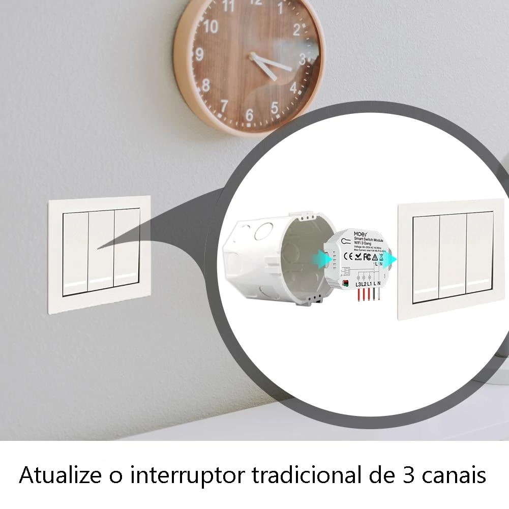 Módulo 3 canais Wi-Fi + Bluetooth DO4