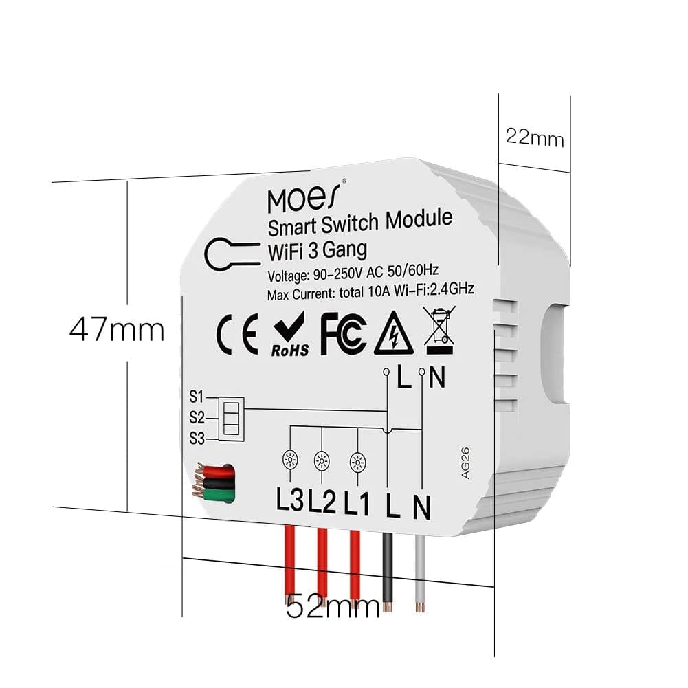Módulo 3 canais Wi-Fi + Bluetooth DO4