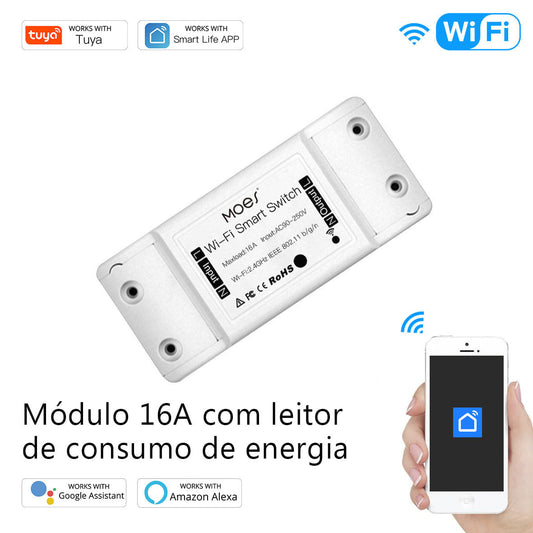 Módulo Recetor Wi-Fi com leitor de consumo de energia WIFI DO4