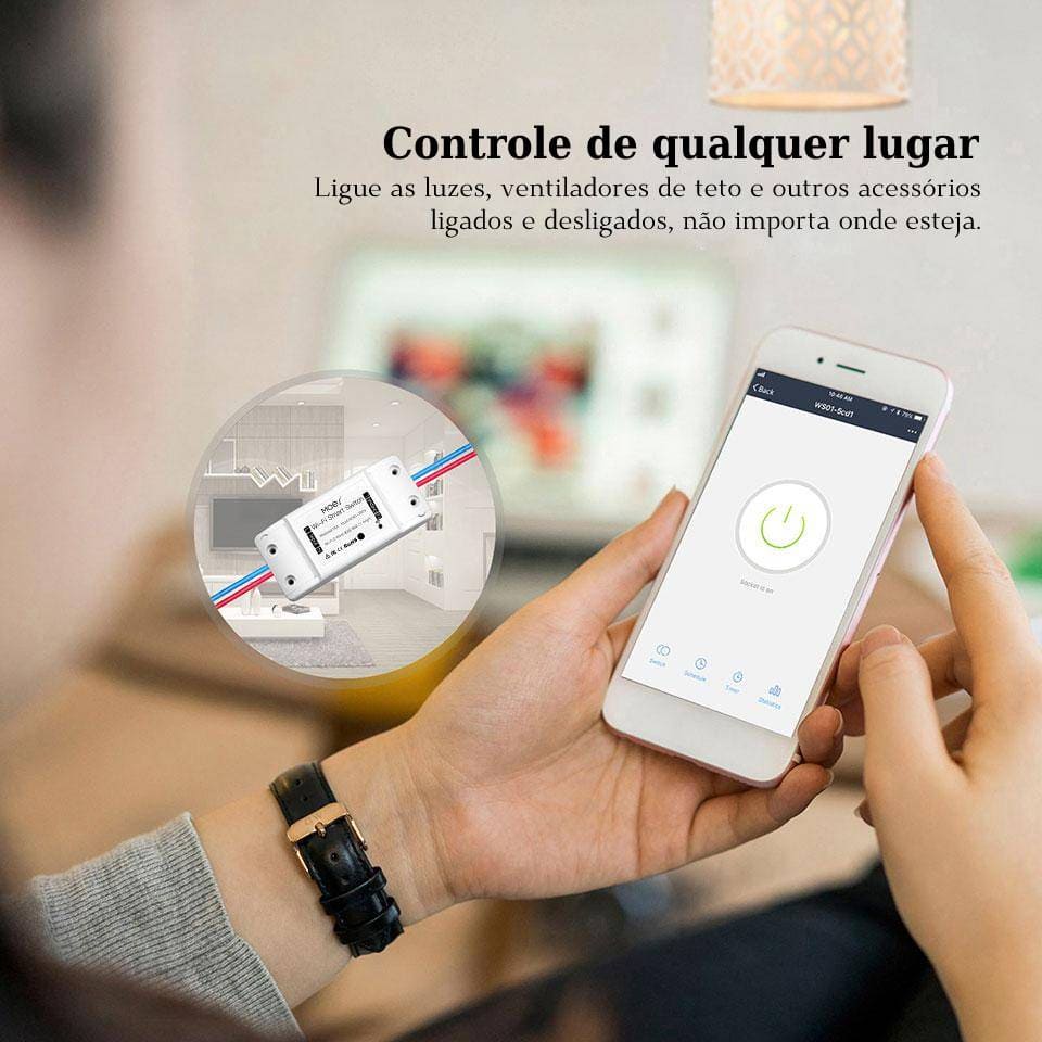 Módulo Recetor Wi-Fi com leitor de consumo de energia WIFI DO4