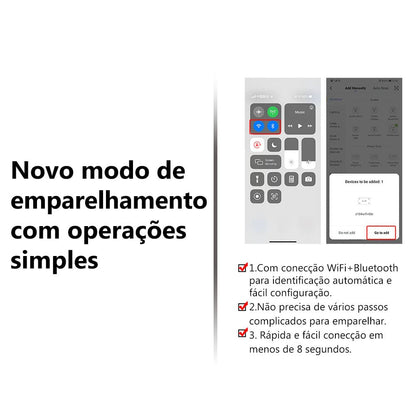Módulo 1 canal Wi-Fi+RF433 DO3