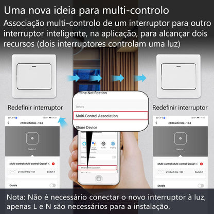Módulo 1 canal Wi-Fi+RF433 DO3