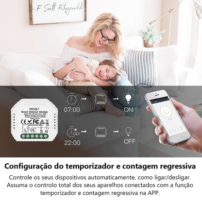Módulo Dimmer 1 canal Wi-Fi+RF433 DO3